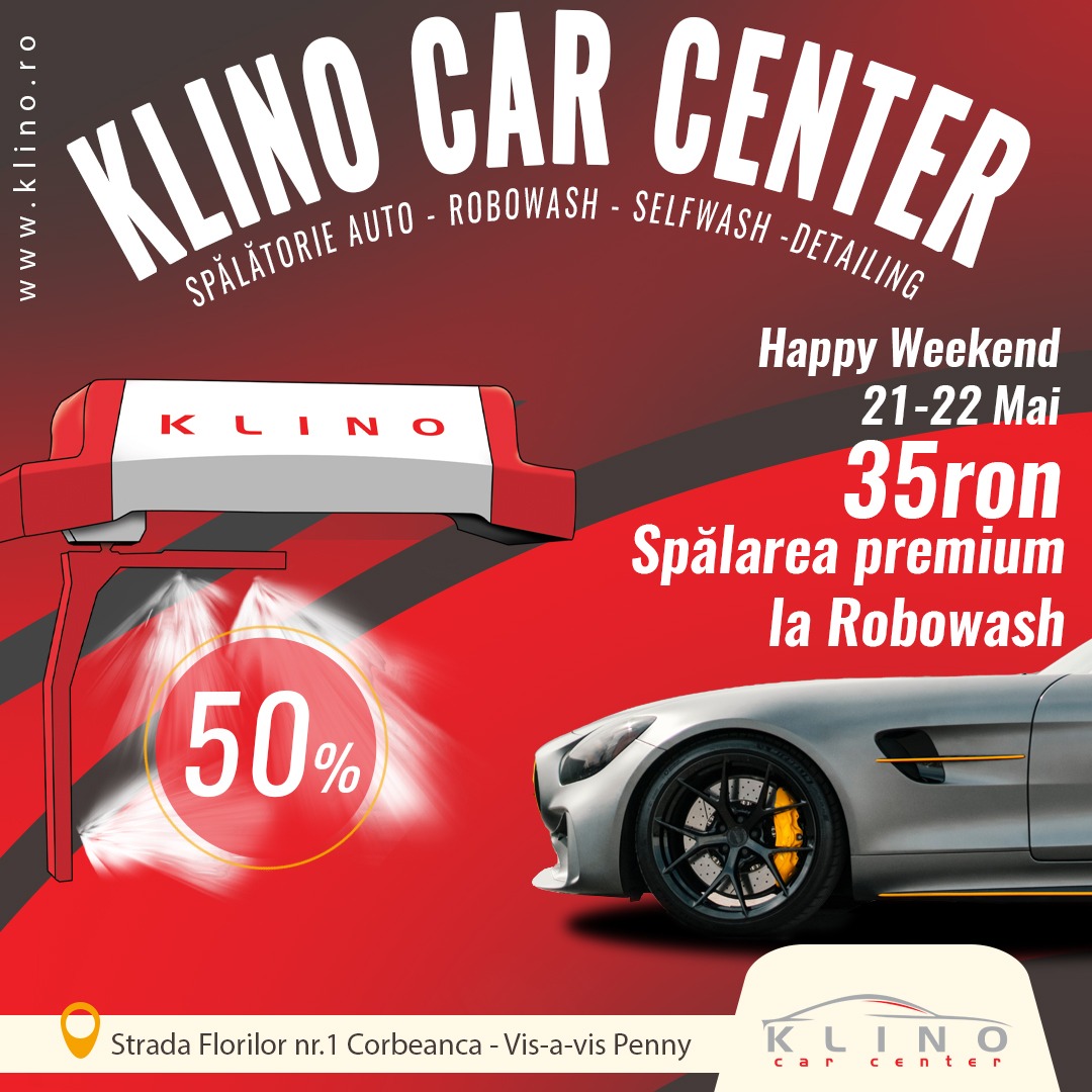 happy weekend Robo wash la Klino Car Center
